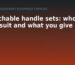 Detachable handle sets: who they suit and what you give up - a guide from Rainbow Restaurant Equipment Supplies